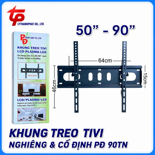 Khung Treo Tivi Nghiêng & Cố Định PĐ 90TN